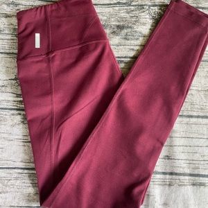 Zella live-in leggings | Burgundy full-length
